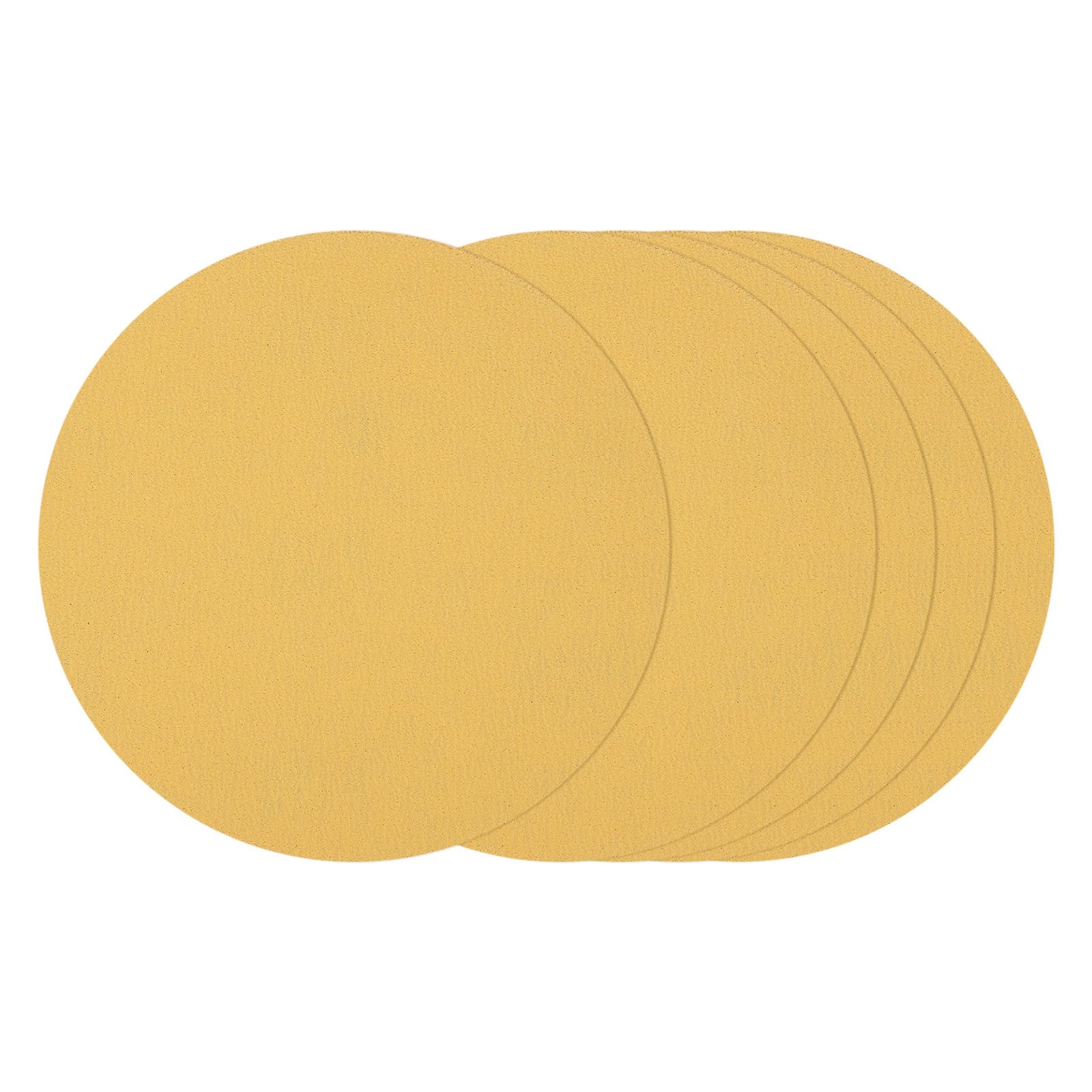 Kozelo 25 Pcs Sanding Discs 203 mm 120 Grit Hook and Loop Random Orbital Sandpapers Suitable for Drywall Sander Wood Metal Furniture, Yellow — image 1
