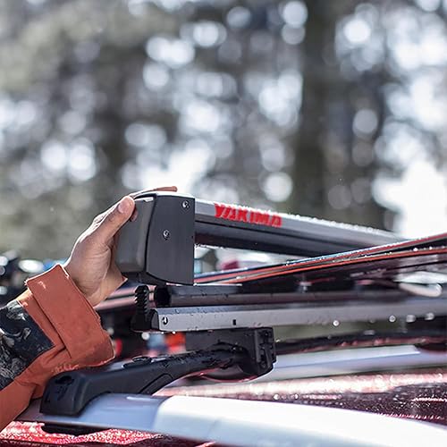 Miniatura 7 de YAKIMA, FreshTrack - Soporte de esquí y snowboard, se adapta a la mayoría de portaequipajes