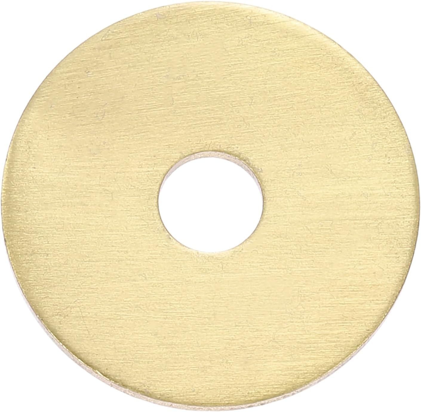 uxcell 2pcs Cabinet Knob Backplate, 0.9 Inch Round Shape Radial Brass Backplate Washers Classical Furniture Decoration Gasket for Cabinet Drawer Cupboard Doors Hardware