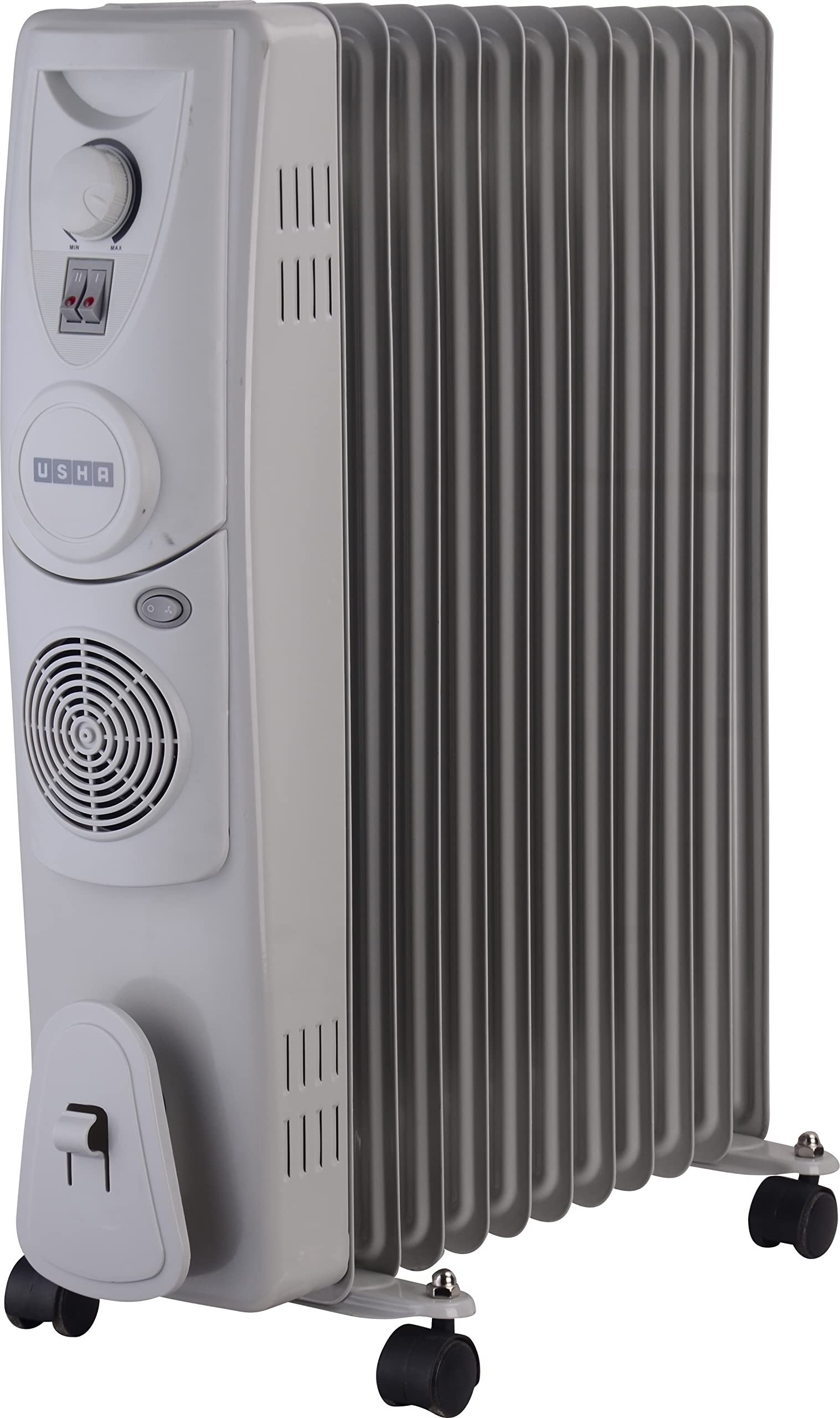 Usha OFR 11 Fin 2900 Watt 4211 F PTC Room Heater with Fan Heater (White, Oil Filled Radiator)