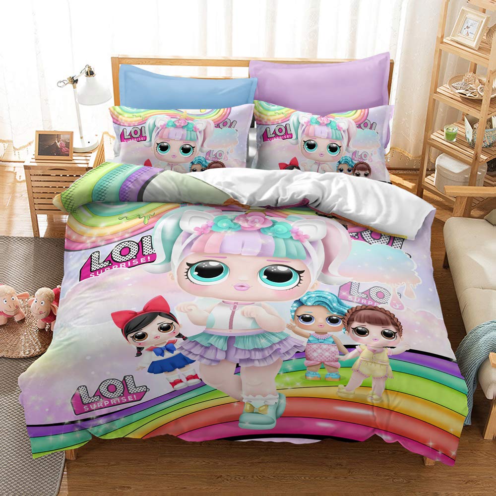 Housse de couette 220x240cm hypoallergénique CHAOSE-FRB lit 2 personnes
