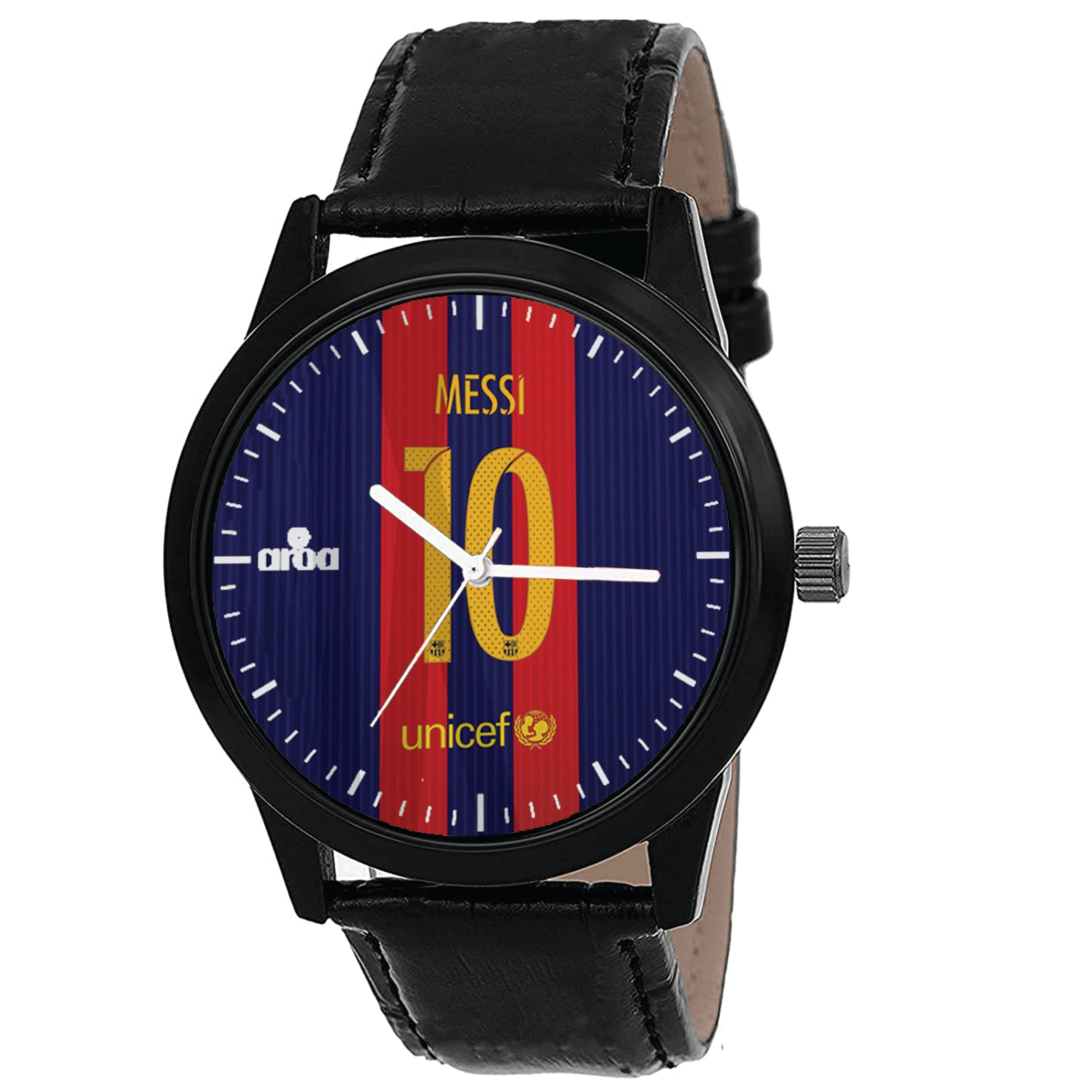 AROA Watch New Watch for Lionel Messi M10 Diary Model : 258 Black Metal Type Analog Black Strap Watch Blue Dial for Men Stylish Watch for Boys (B0C1ZY1KQB) Amazon Price History, Amazon Price Tracker