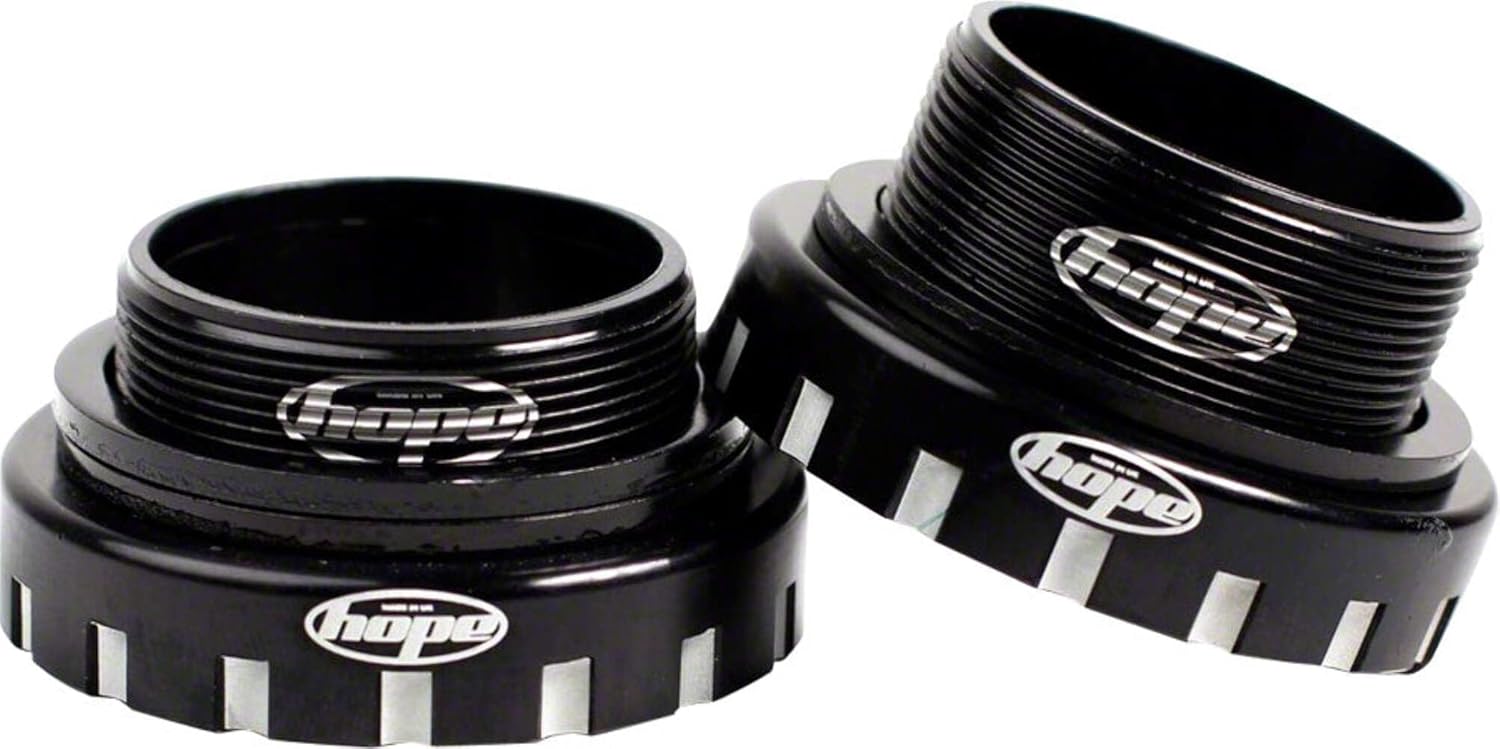 Hope Technology Bottom Bracket Threaded | 30mm Axle | 68 73 83 100 120 Width | Stainless Steel Bearings | Black