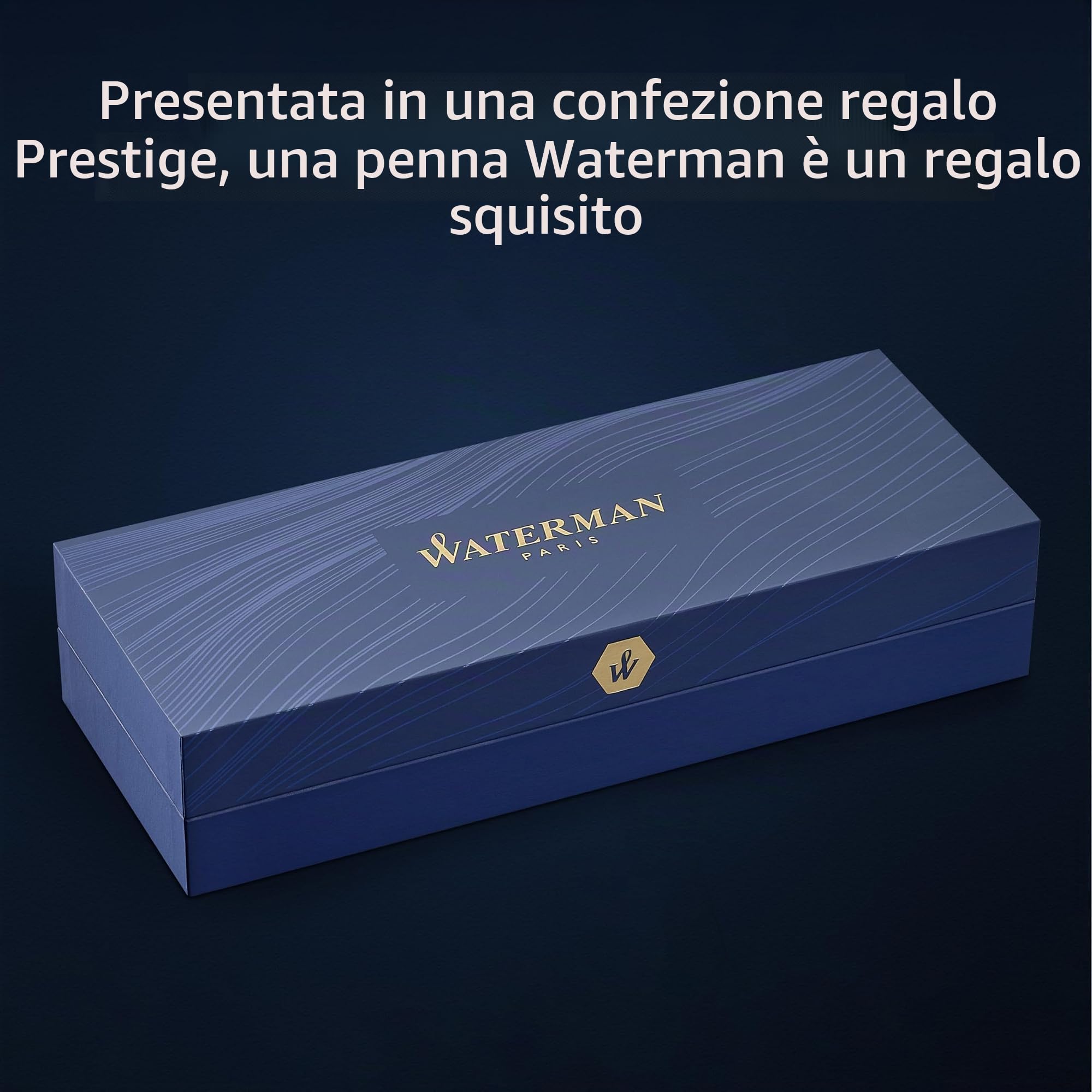 Waterman Hémisphère Penna a sfera | The Understated Edit | Grigio pietra | punta media | Inchiostro blu | confezione regalo