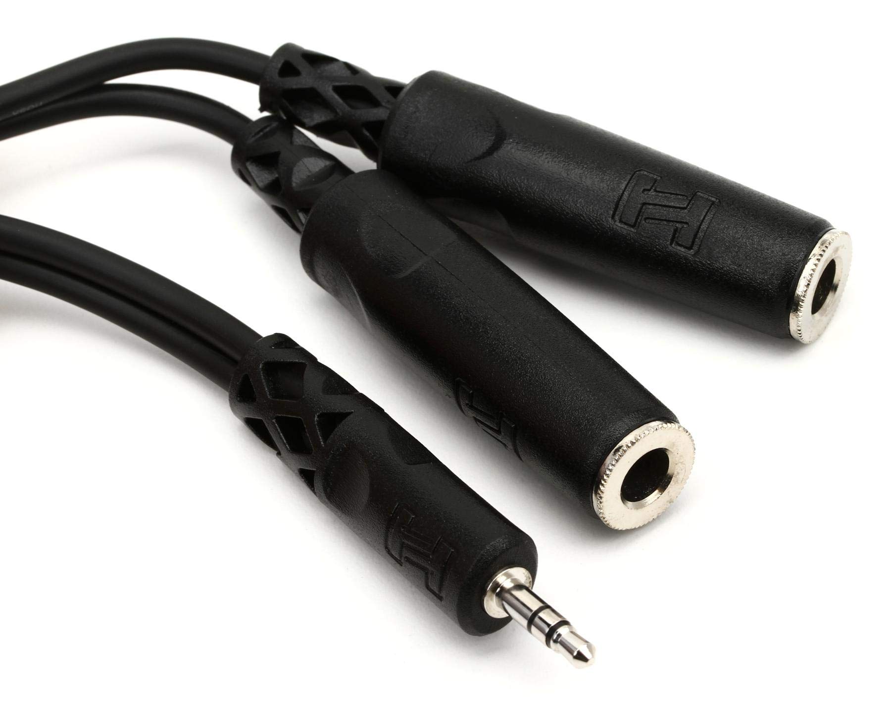 Amazon.com: Hosa YMP-233 3.5 mm TRS to Dual 1/4 Inch TRSF Y Cable