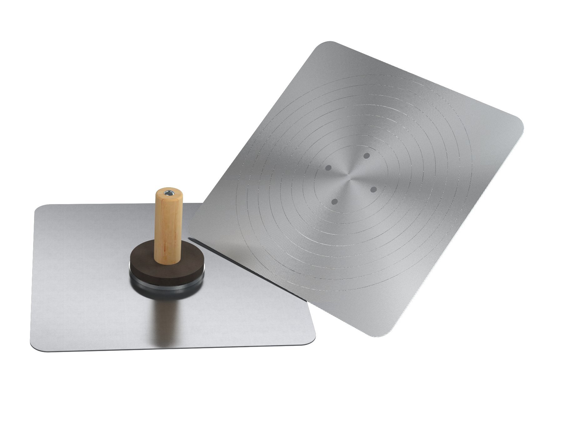 Bon13-121 13.5 x 13.5-inch Aluminum Hawk with Wood Handle