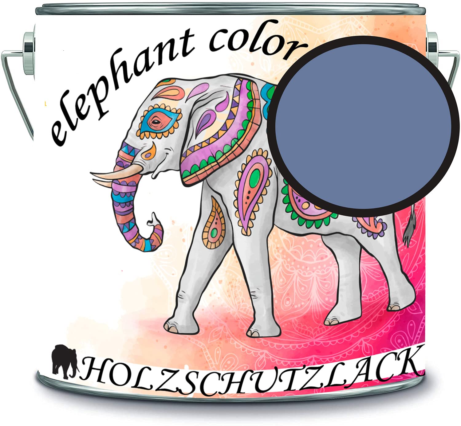 Vernis bois bleu pigeon RAL 5014 Elephant Color haute protection extérieure