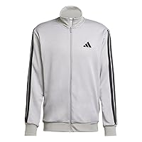 adidas Homme 3 STRIPES FRENCH TERRY TRACKSUITS, medium grey heather/mgh solid grey
