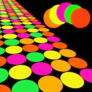 25Pcs Glow in the Dark Paper Sheets, Cardstock Material, UV Reactive