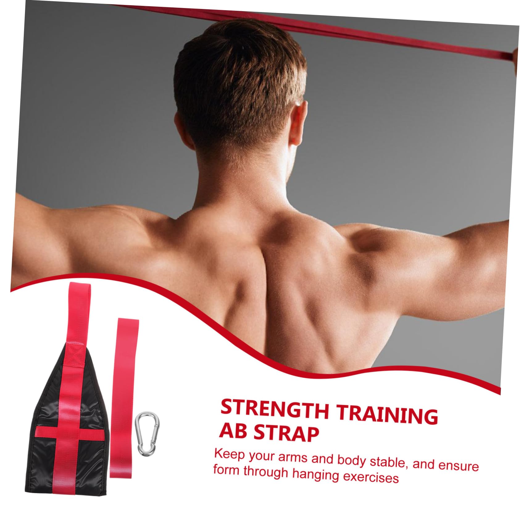Sangle Abdominale Robuste de Musculation Suspendue 2 Pièces