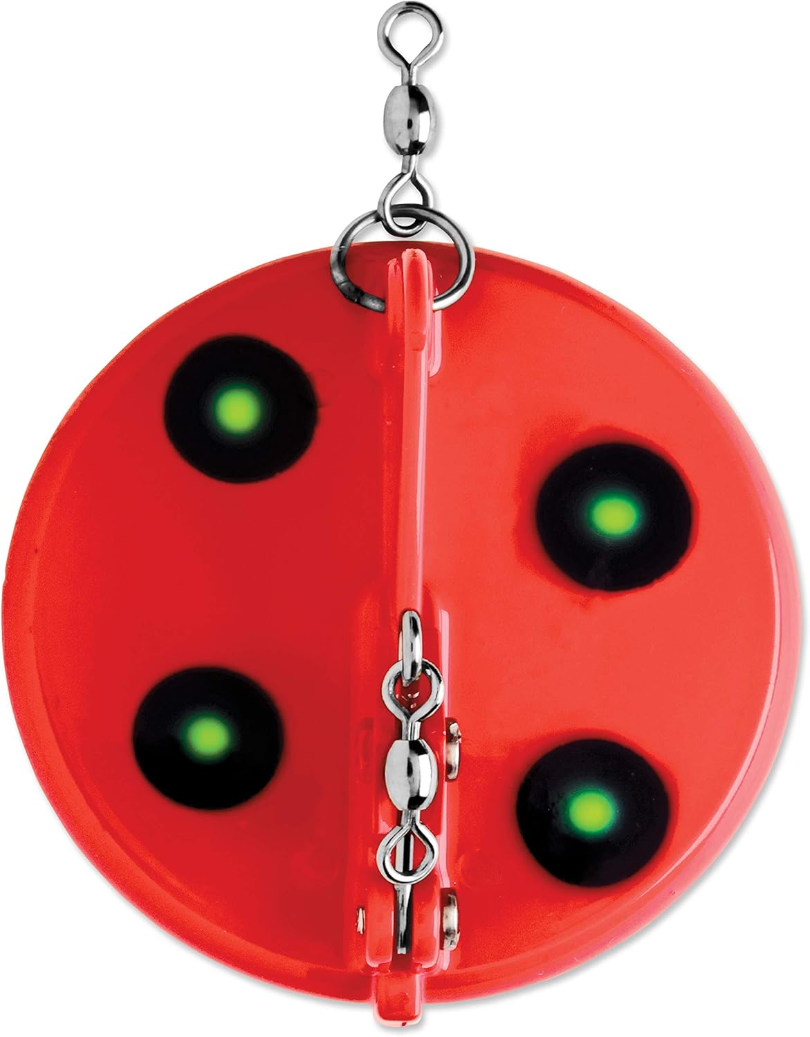 1 Dipsy Diver Flo. Red/Chartreuse UV/Chrome Bottom