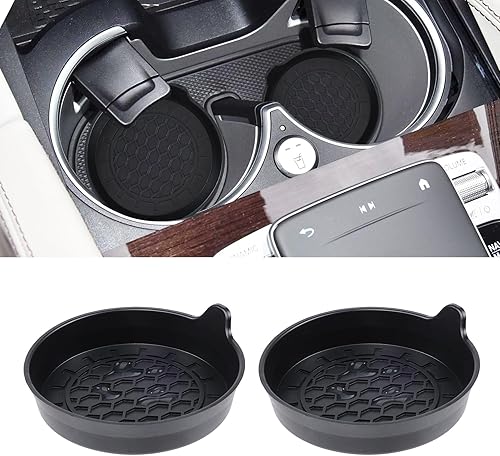 Amooca Portavasos Universales para Automóvil Posavasos para Coche Impermeables Antideslizantes A Prueba de Tamizado A Prueba de Derrames Soporte