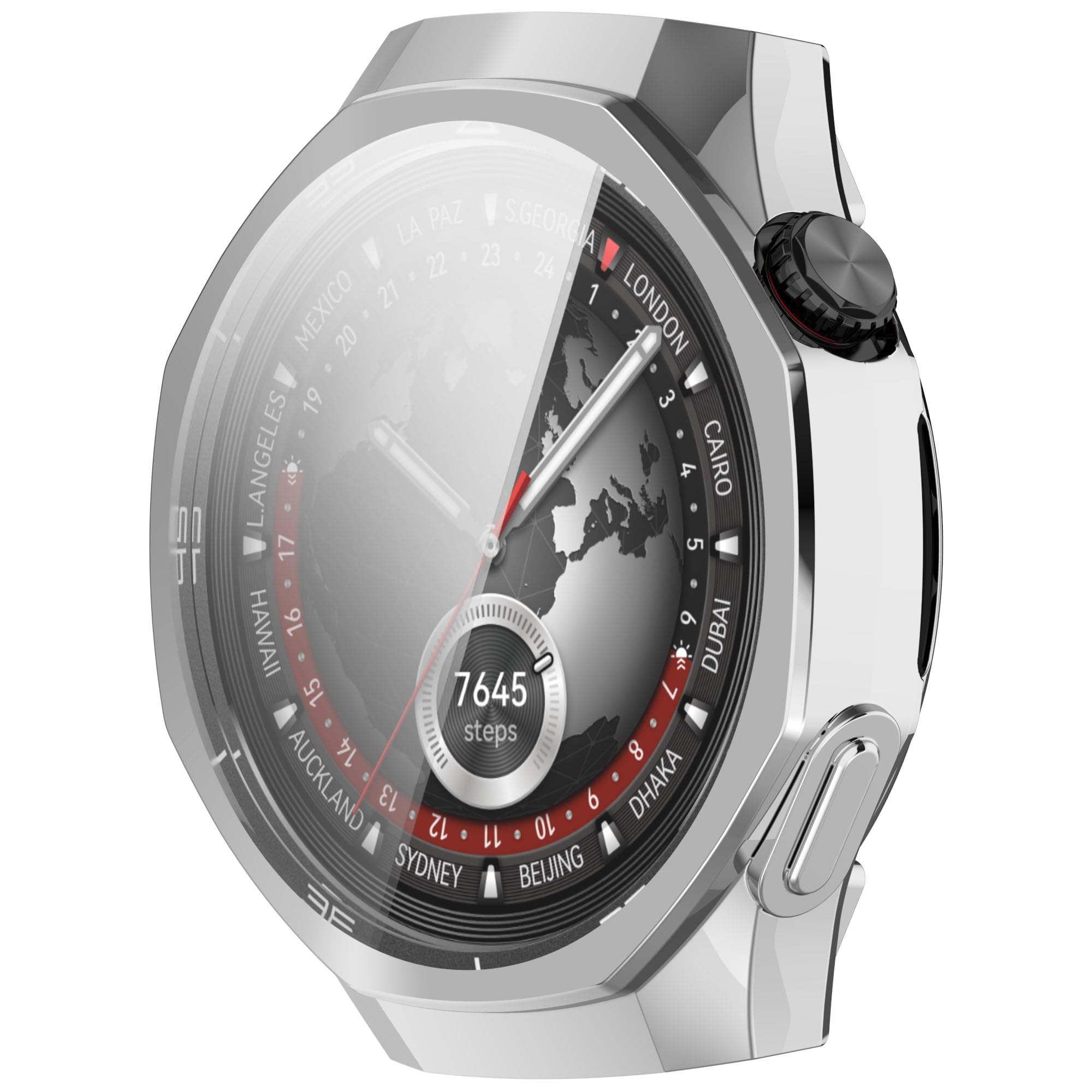 QJONSIU Case Compatible with Huawei Watch GT 5 Pro 46mm with Built in Screen Protector - Image 2