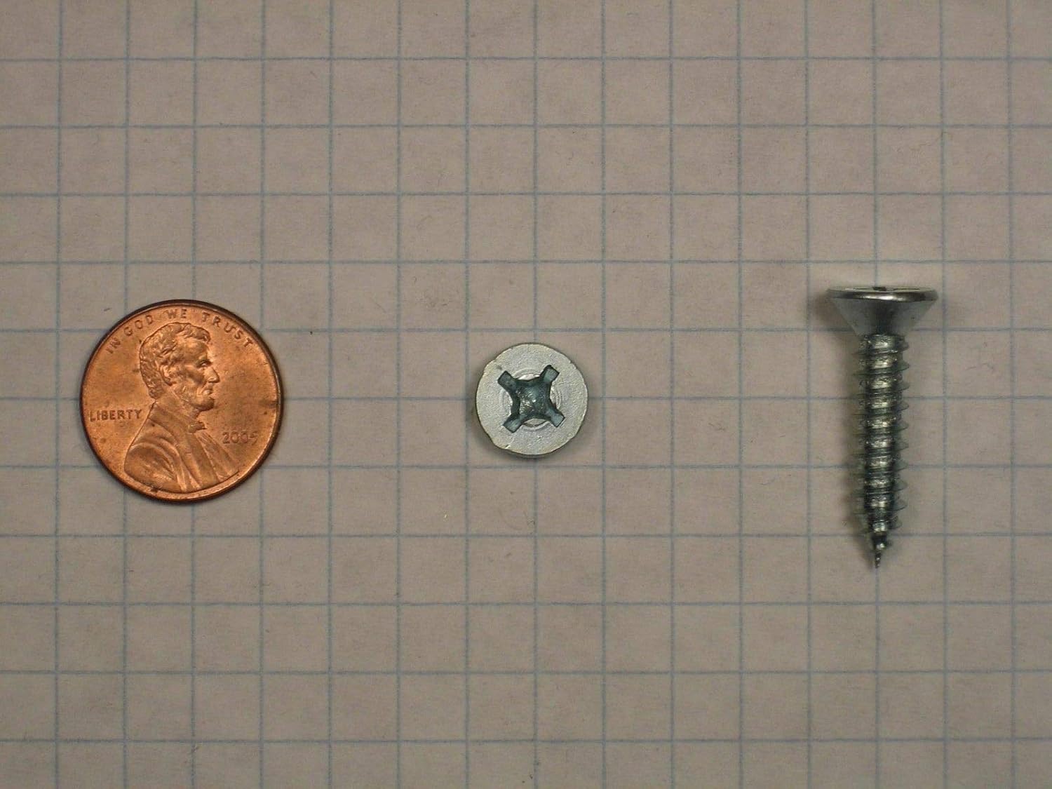 SHEET METAL SCREW TYPE AB 12 x 1" STEEL, FLAT HEAD