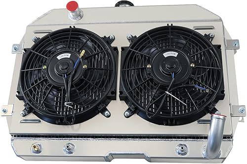 Radiador de aluminio de 3 filas para Nissan Datsun 240Z 260Z 2.4/2.6L 1971 1972 1973, radiador de aluminio con kit de relé de ventilador de cubierta