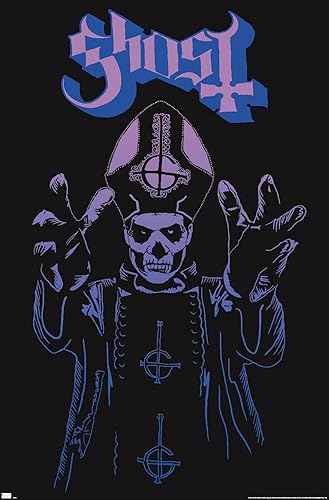 Trends International Ghost - Póster de pared de ira, 22.37 x 34.00 pulgadas, versión premium sin marco