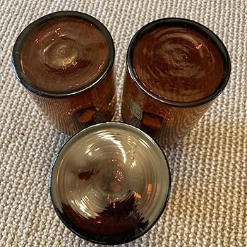 【美品】ヴィンテージ　遮光　琥珀色　薬瓶　5本セット Amazon.co.jp: デッドストック 60s ビンテージ レトロ 薬瓶 5個