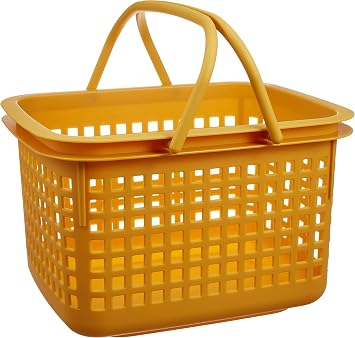 Multi Basket Mustard M Size 23L Sceltevie Chestnut Basket 235767