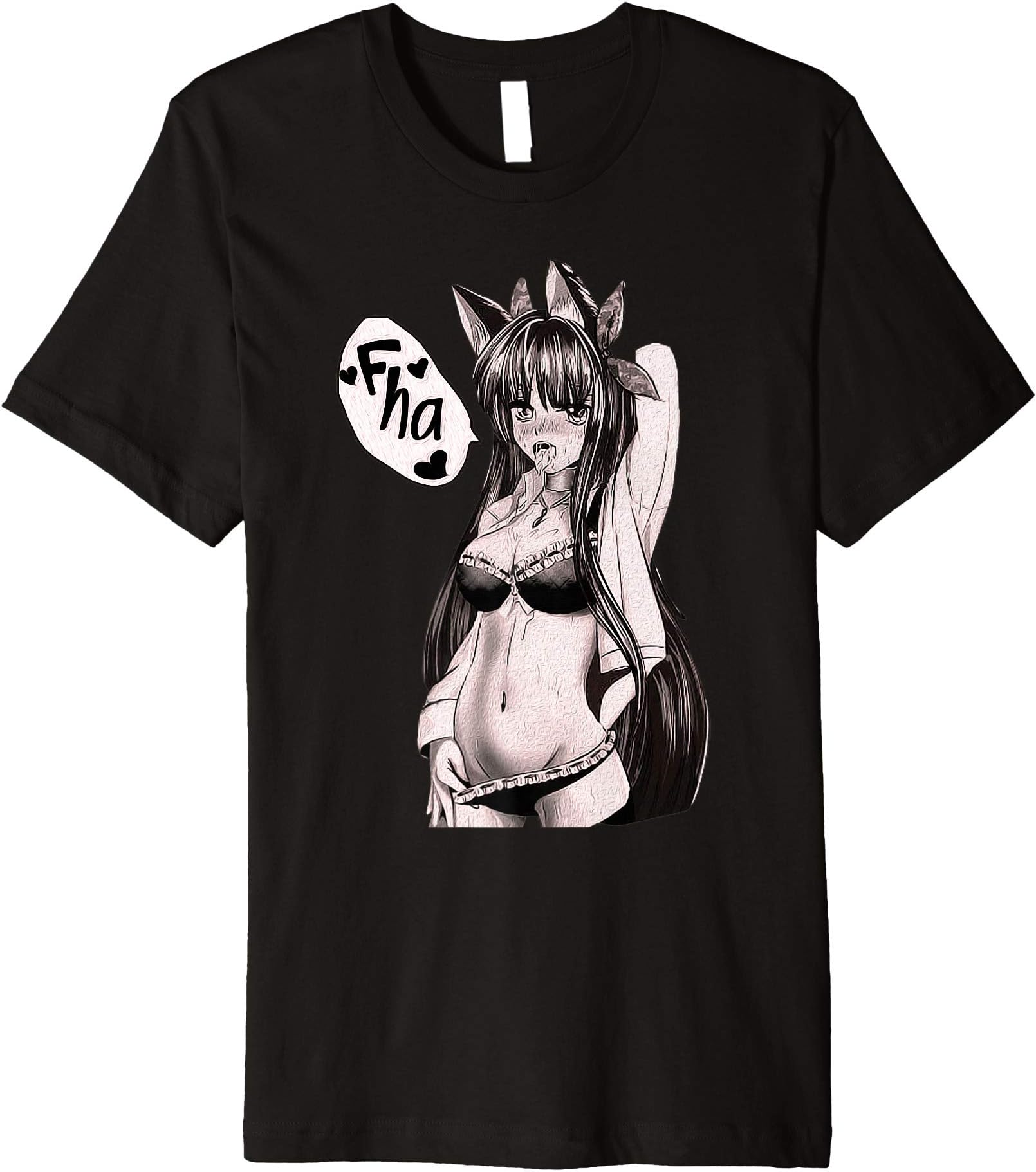 Ahegao T-Shirt Sexy Face Anime Hentai Japanese Orgasm Tee