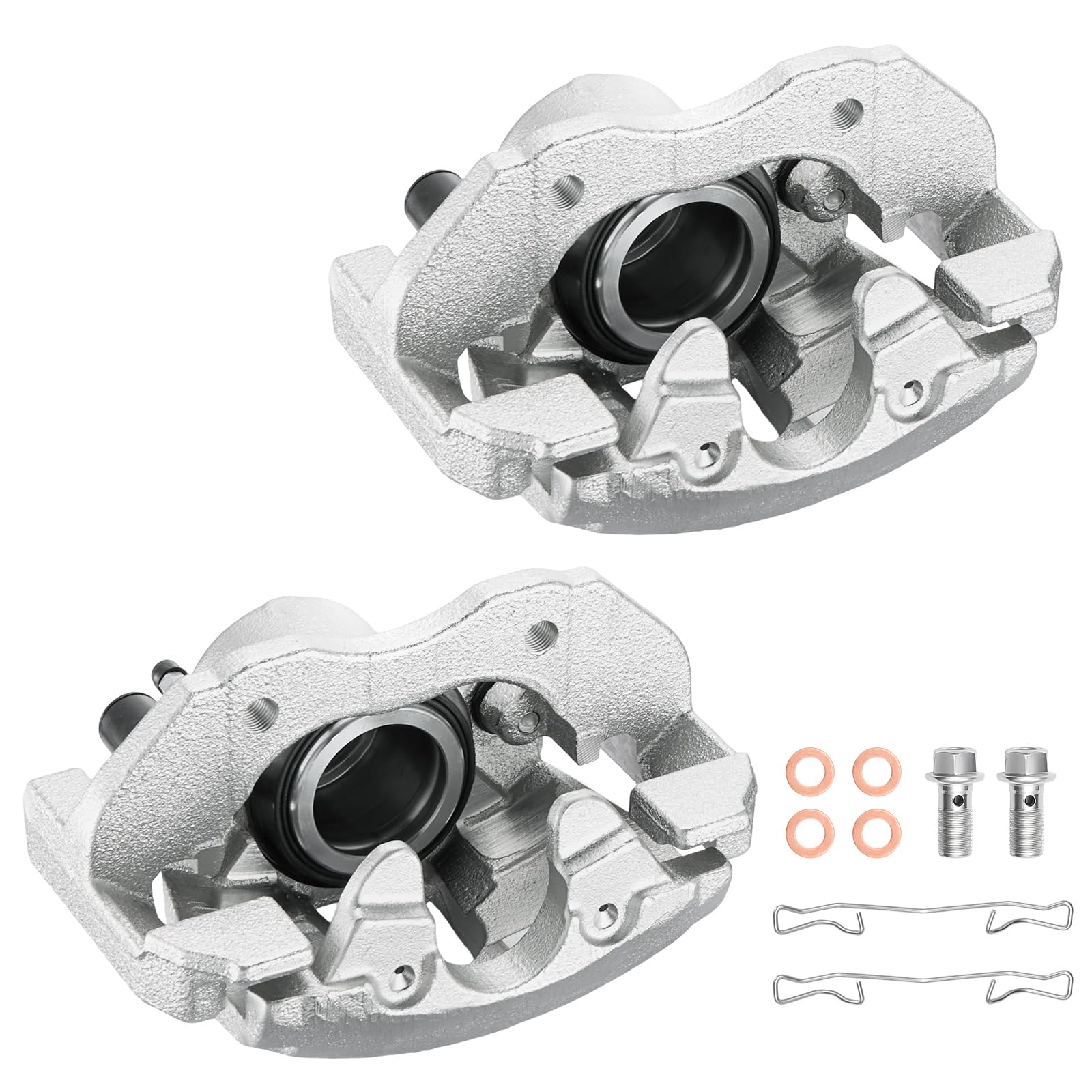 2PCS Front Brake Caliper Assembly for Mazda 3 2005-2006 2008-2013