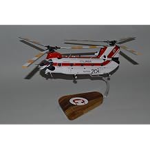 Boeing CH-47 Chinook Columbia Fire Helicopter Model Scale 1/48