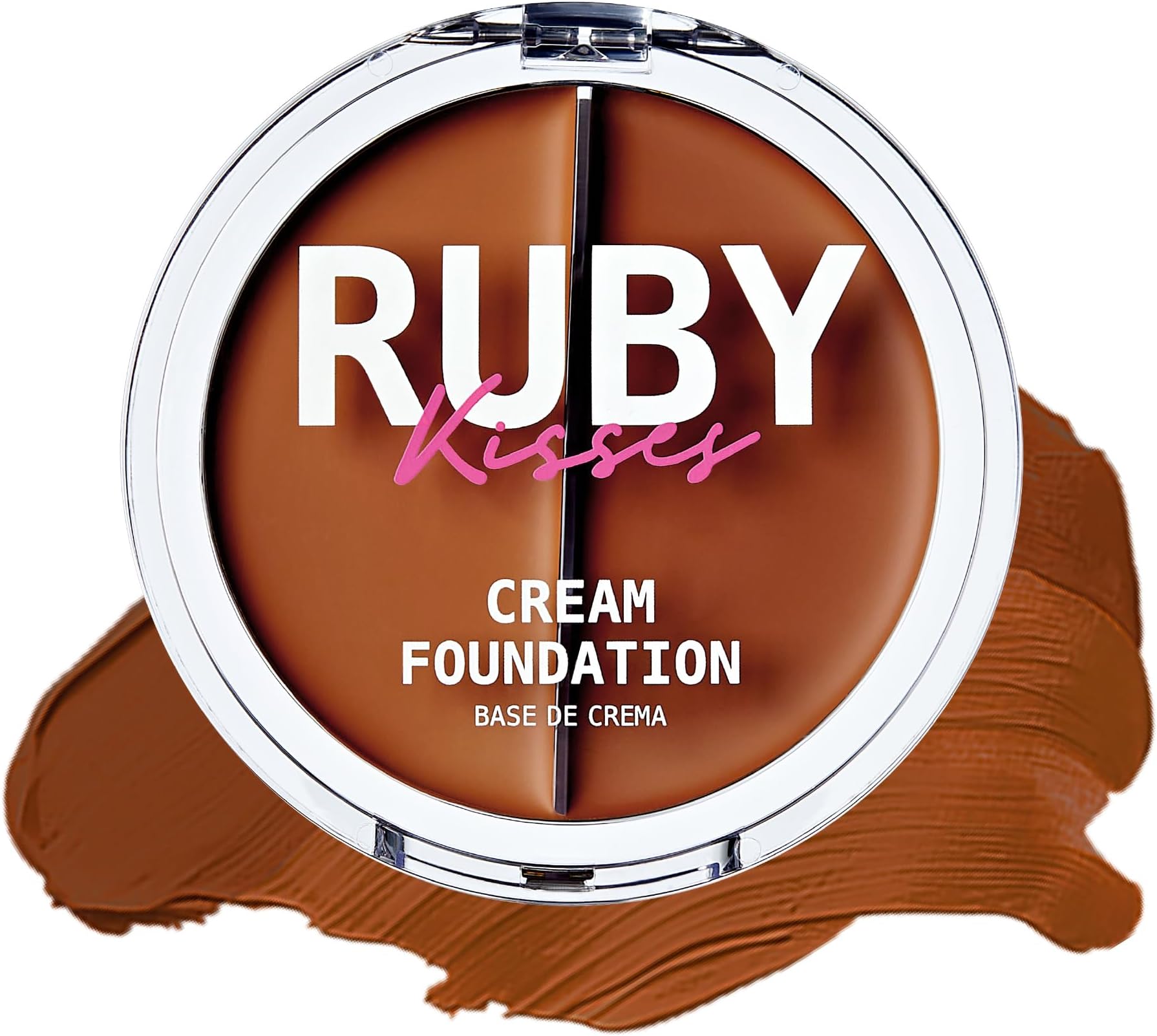 Ruby Kisses 3D Face Creator Cream Foundation & Concealer, 12 Hours Long Lasting, Medium to Full Coverage, Non-Greasy, Ideal for Makeup & Contour Palette (Level 11)