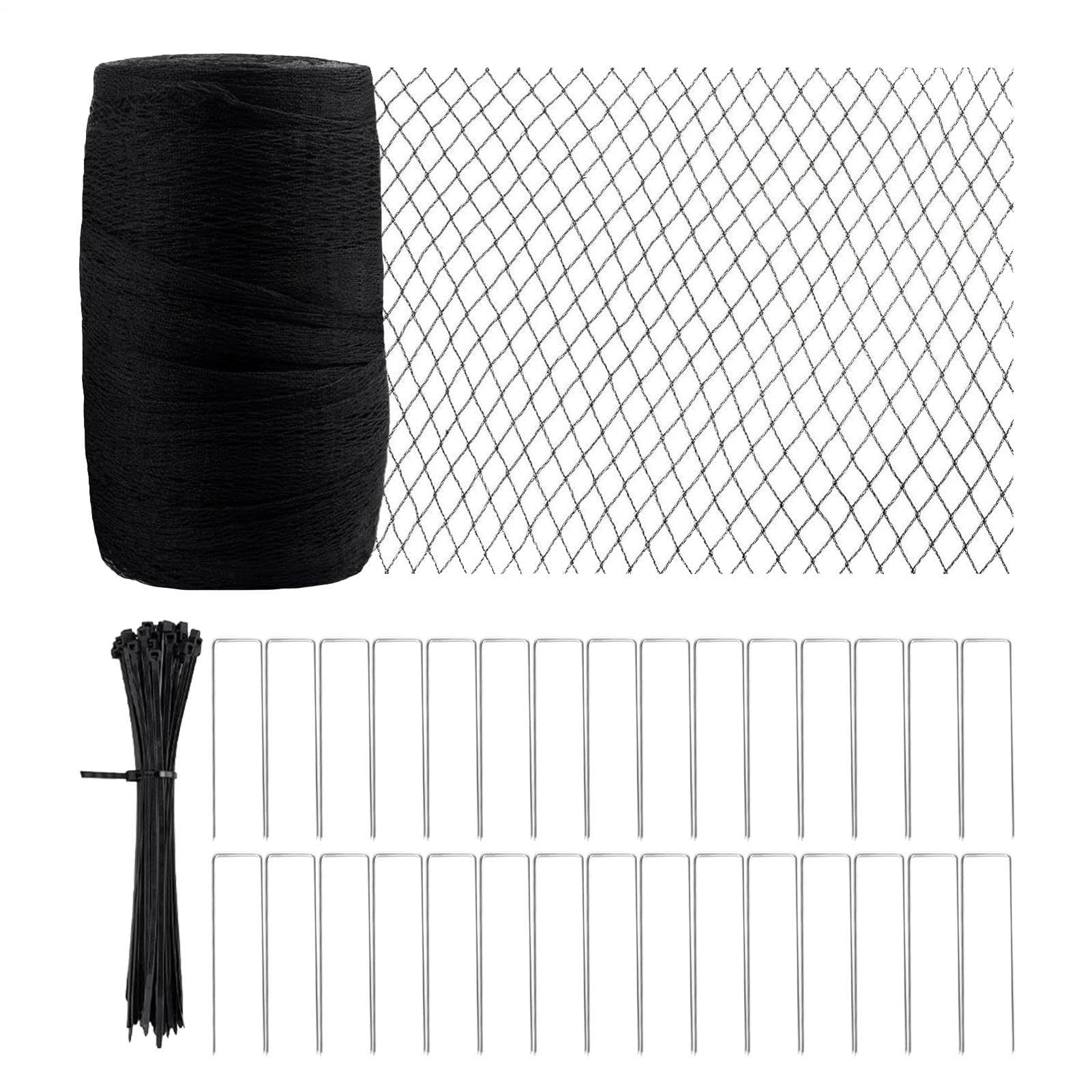 Red de estanque ajustable y resistente para proteger tu jardín de la suciedad exterior