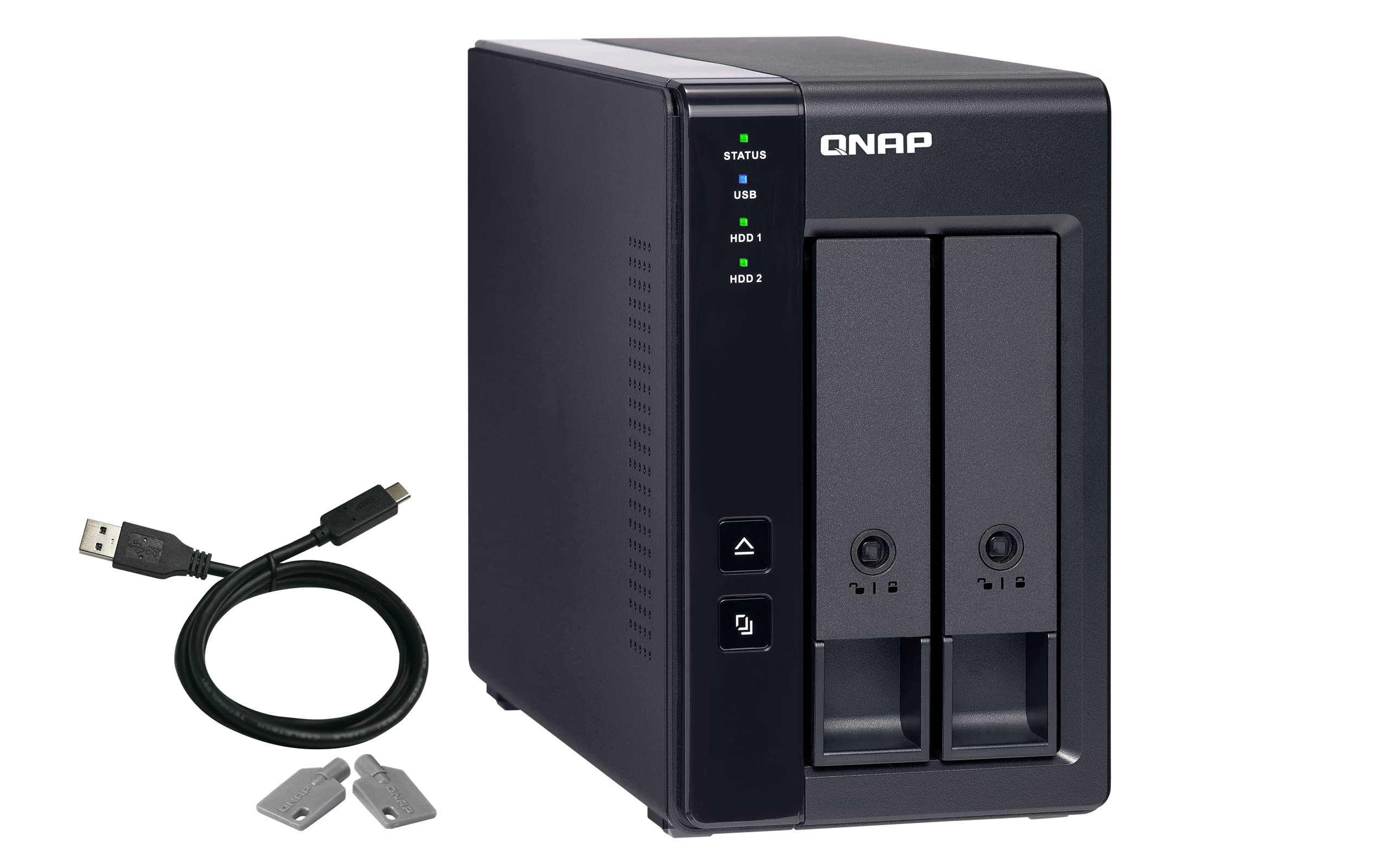 Amazon.co.jp: QNAP TR-002 2ベイハードドライブエンクロージャー 直接