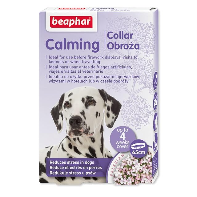 Beaphar - No Stress - Collar calmante de Valeriana para Perro
