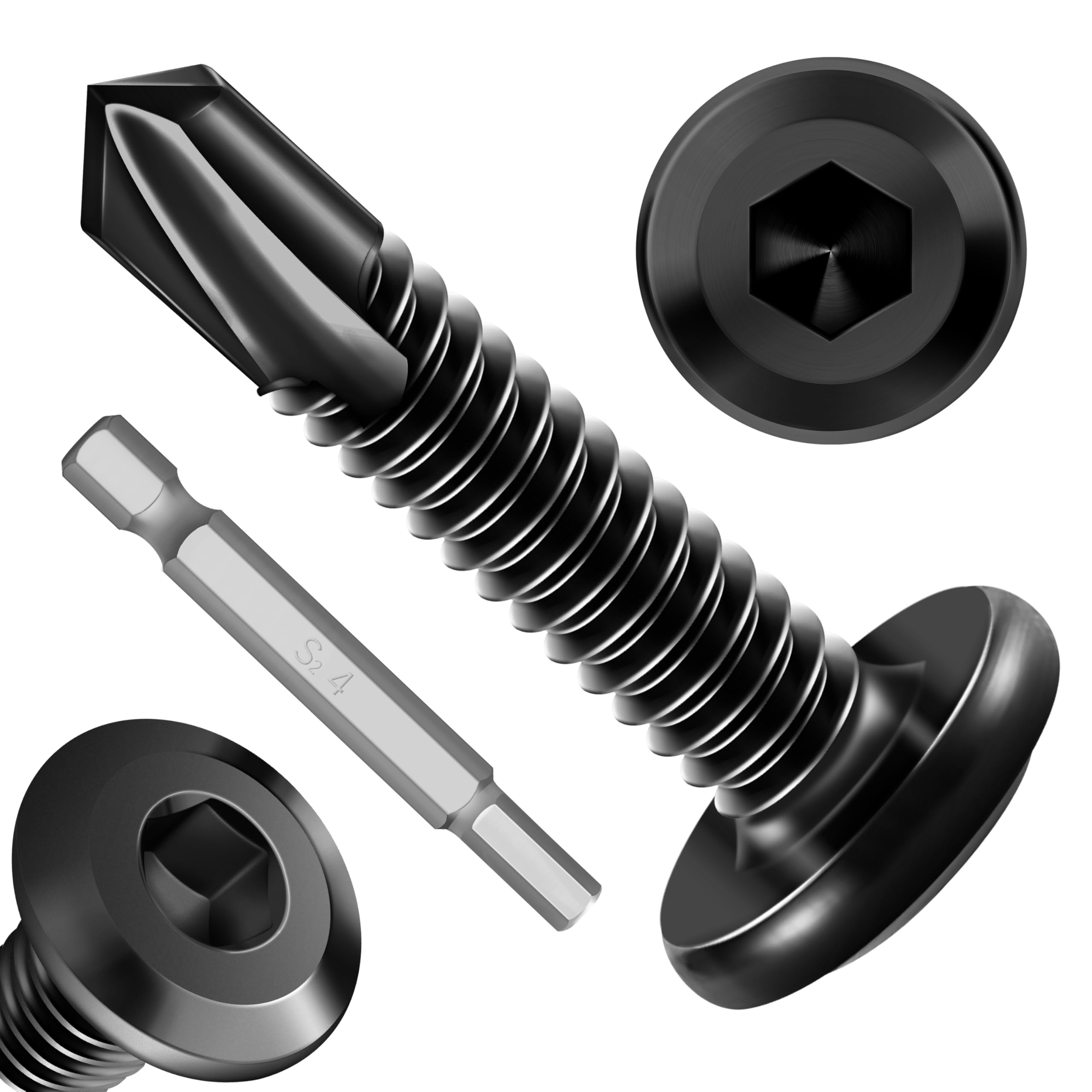 Sheet Metal Screws - 110 Pcs Stainless Steel Kit -13 Sheet Metal Screws - 110 Pcs Stainless Steel Kit -13