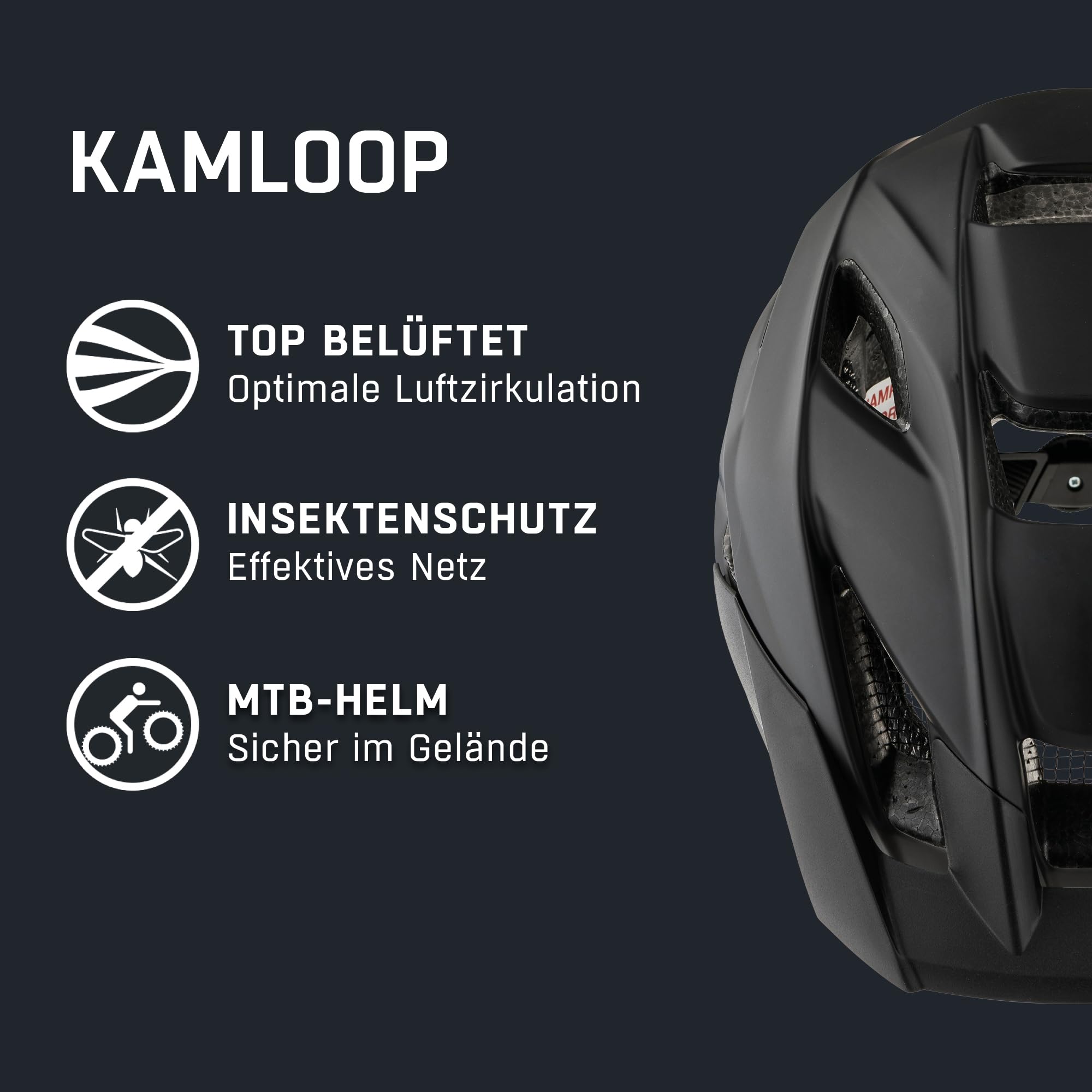 ALPINA KAMLOOP Casco de Ciclismo, Unisex-Adults