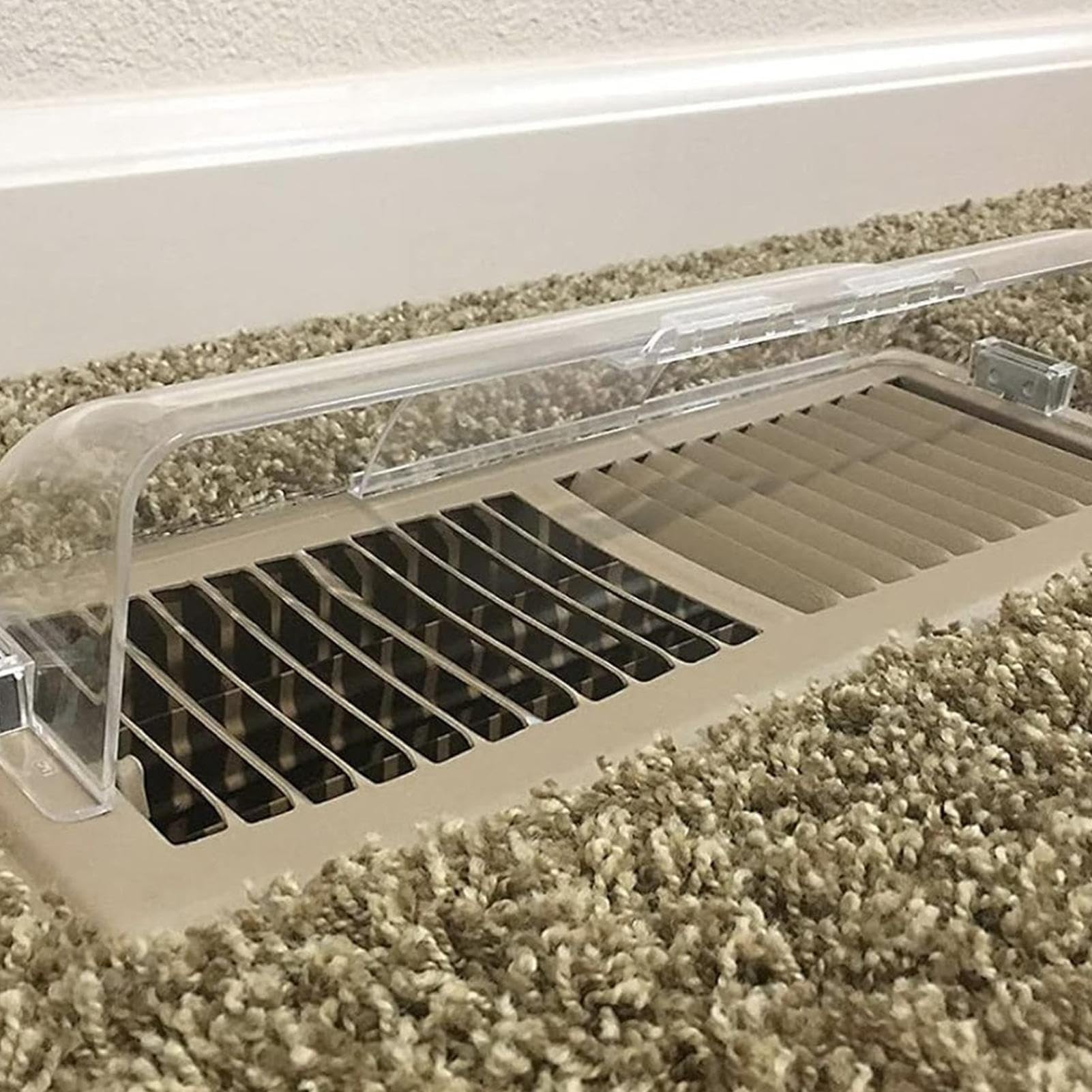 Deflettore Di Ventilazione Magnetico Per Pavimento, Reindirizzamento Flusso D'Aria Per Termosifoni E Condizionatori, Trasparente Anticaduta, Per Casa, Ufficio E Stanze
