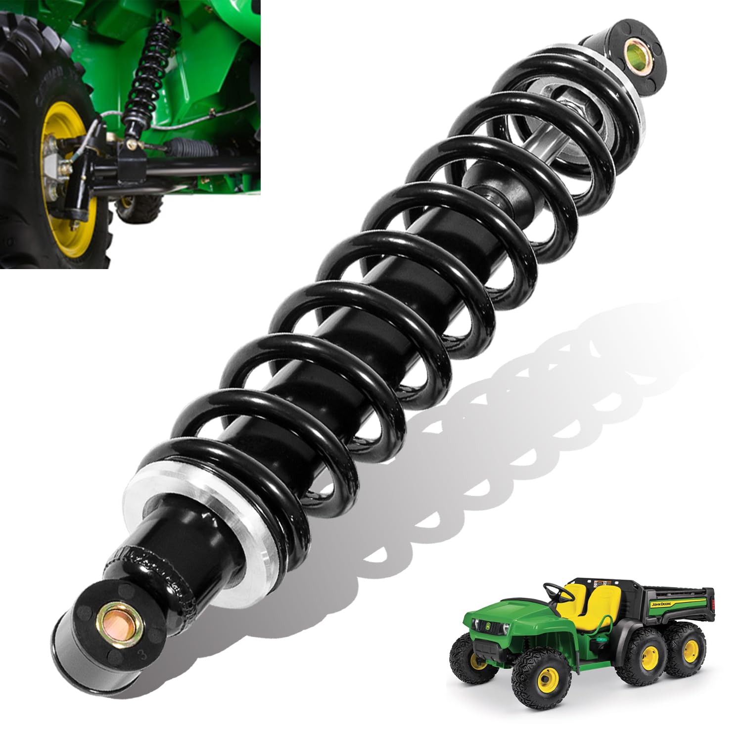 AM130448 Front Shock Absorber Suspension Kit Single for John Deere Gator TH TS TX 4X2 & 6X4 Turf Diesel Trail Worksite Military, Replace for #AM130448 (AM130448-2)
