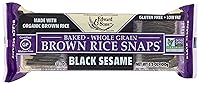 Vista 1 de Edward & Sons, Brown Rice Snaps, Black Sesame Flavor, Organic, 3.5 oz