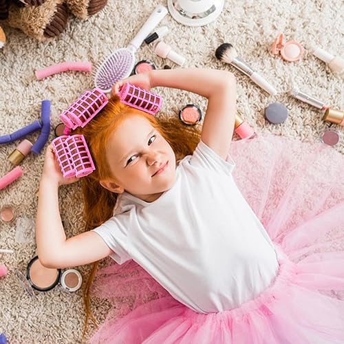 Miniatura 8 de Juego de 30 rodillos de autoagarre, 5 tamaños para cabello largo, mediano y corto, rodillos grandes para volumen, rizadores a presión para peinar el