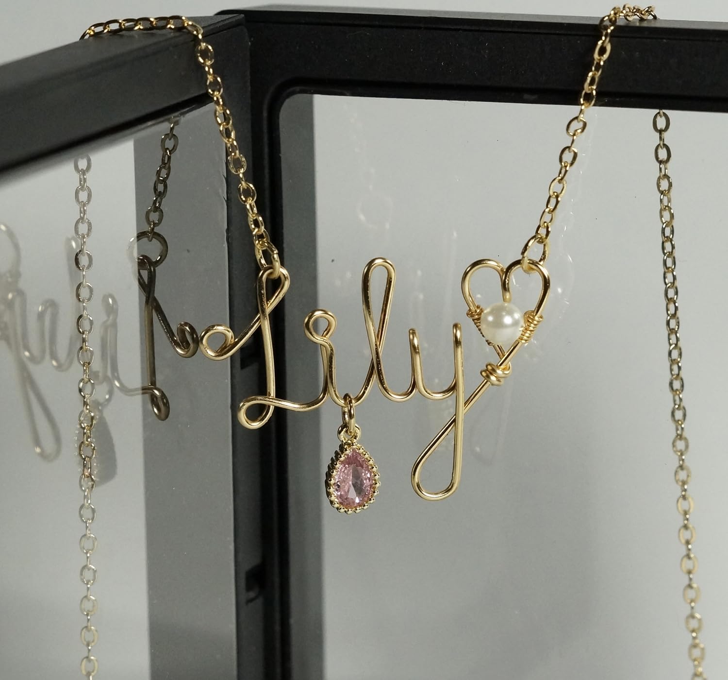 Name Necklace Personalized | Custom Name Necklace | Teen Girl Gifts | Name Plate Necklaces | Customized Handmade Gifts Jewelry Gift For Women Girl Teen