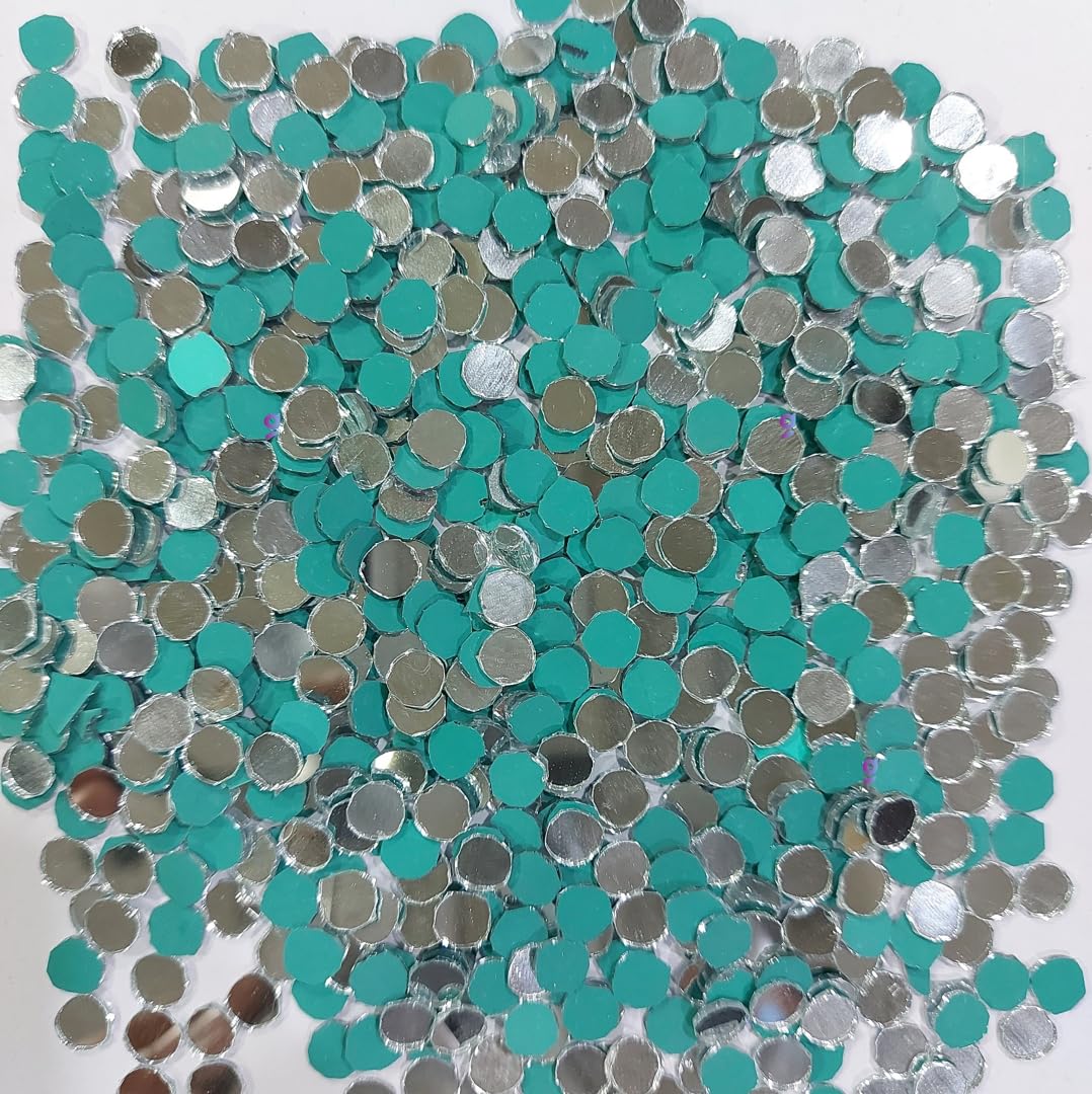 Goonmala Mirror for Craft Work and Lippan Art Work, Round Shapes (6mm)