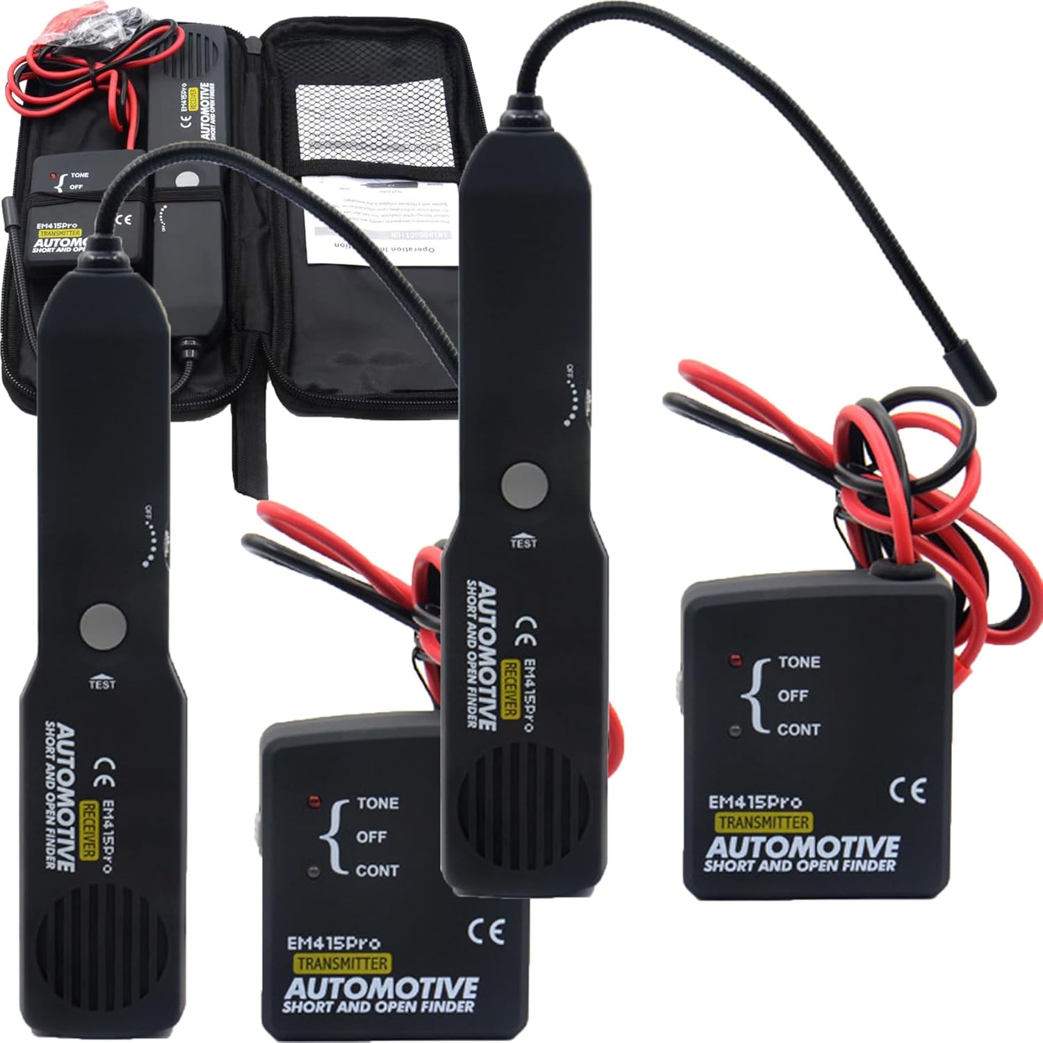 Cable Tracker Electrical, m415pro Automotive Electrical Open&Short Finder Circuit Tester, Automotive Circuit Break Tester Diagnostic Tool, Digital Car Circuit Scanner Diagnostic Tool (2 Sets)