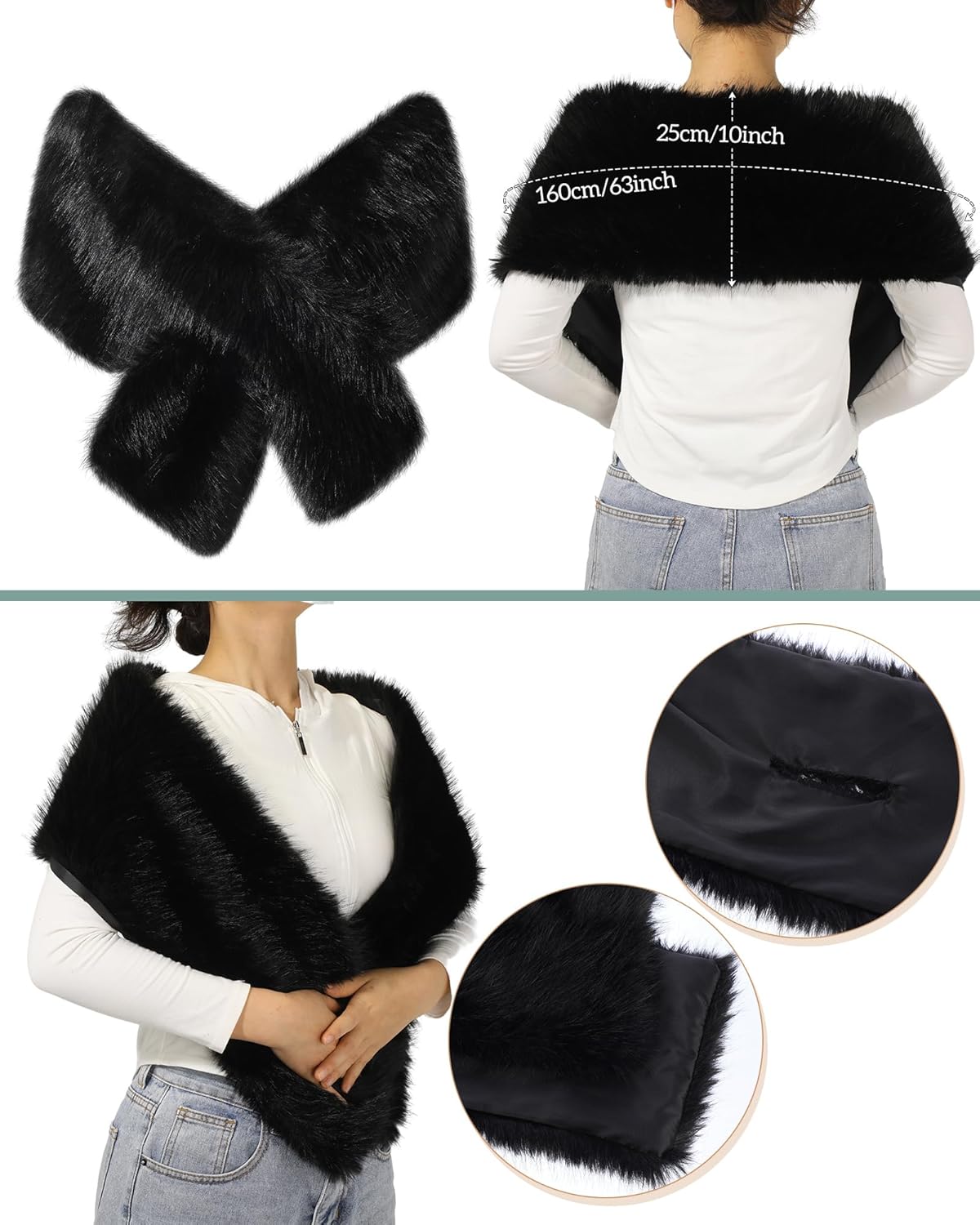 7 Pcs 1920s Women's Flapper Costumes Include V Neck Sequin Dress Shawl Wraps Headwear Earring Necklace Glove Stick