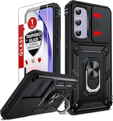 Miniatura 10 de LeYi Funda para Galaxy A13 5G funda para Samsung Galaxy A04S con protectores de pantalla paquete de 2 para hombres y mujeres funda de teléfono