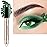 Bright Green Eyeshadow Stick, Cream Smooth Shimmer Eyeshadow Pencil Makeup, Hypoallergenic Waterproof Long Lasting Multi-Dimensional Eye Shadow Highlighter Stick Eye Liner Pen(Bright Green 15)
