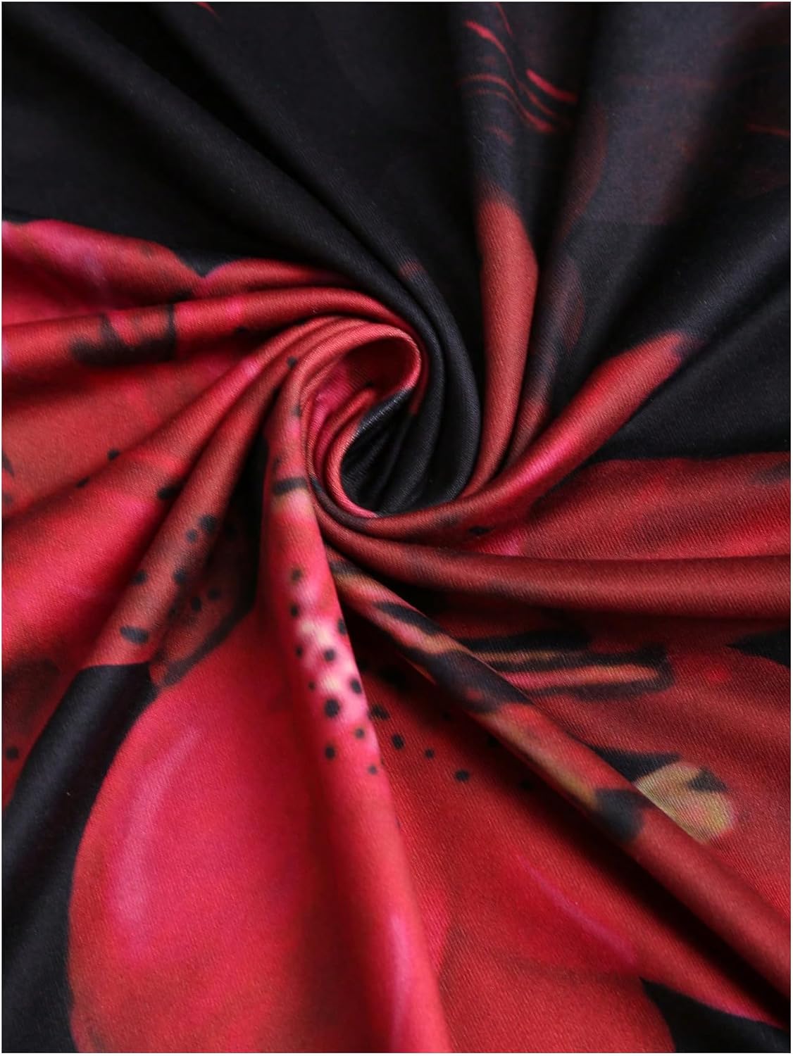 Women's Floral Print Maxi Skirt Ruffle Hem Ruched Fishtail Bodycon Long Skirts Vacation Going Out Outfits - Image 4