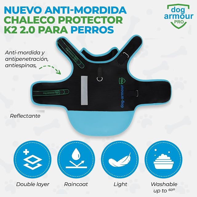 Foto 3 de 6 de Arnés de protección para Perros: Protege a tu Mascota de ataques de Aves Rapaces y Otros Animales; Ajustable