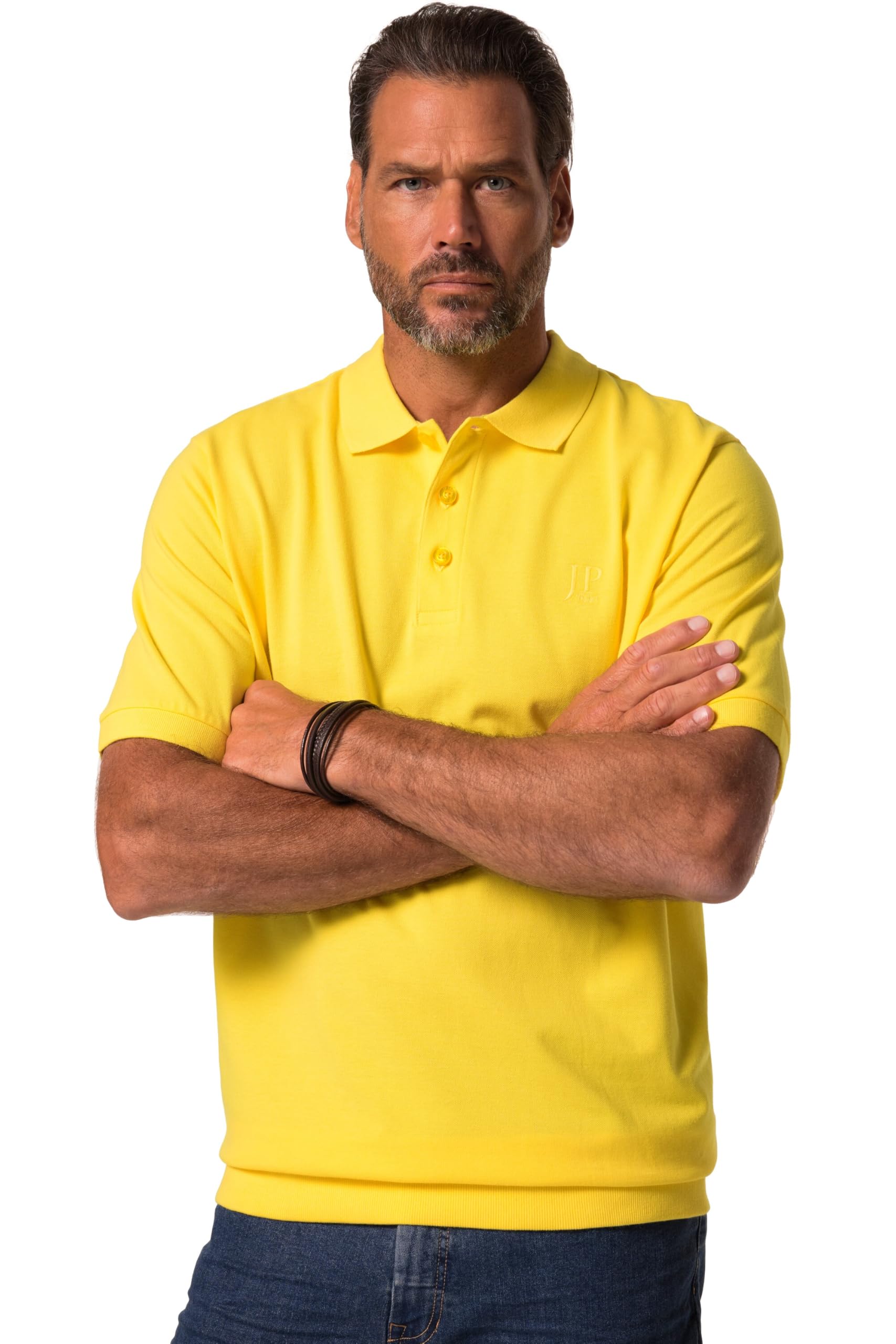 JP 1880 Herren große Größen Übergrößen Menswear L-8XL Poloshirt, Bauchfit, Basic, Halbarm, Piqué 712617