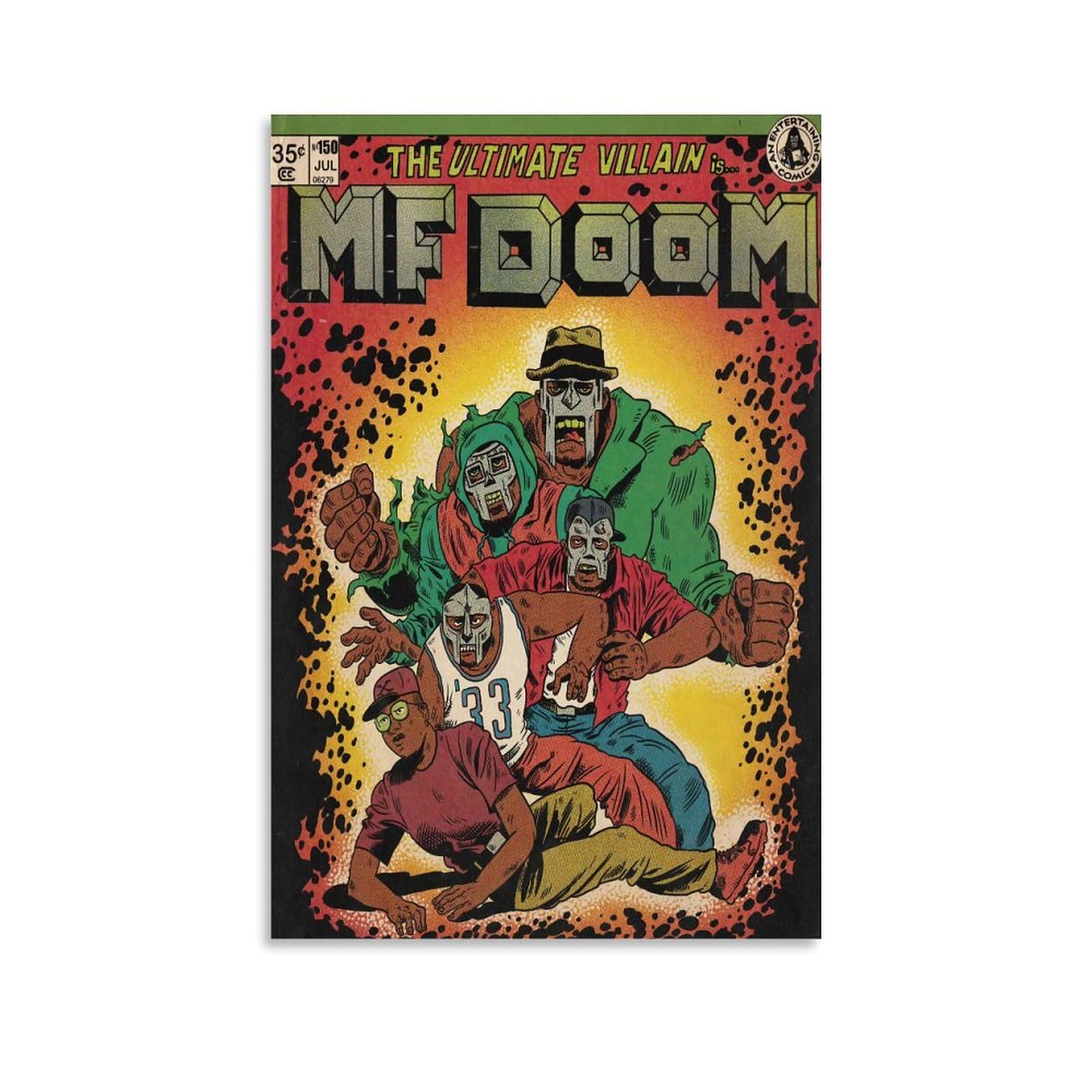 Amazon.com: Mf Doom Comics Art Poster for Bedroom Aesthetic
