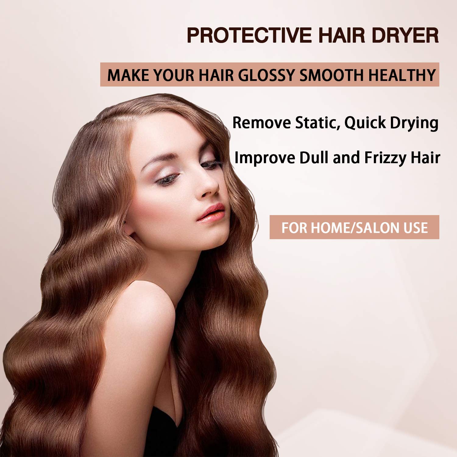 E-beauty Salon Hair Dryer Accelerator & Color Processor Pro Beauty Styling Tool for Home or Barbershop Upgrade Hair Treatment Not Damage Hair (Stand Up Base)