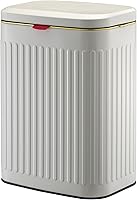 Vista 1 de 2.11Gallon 8L Carbon Steel Trash Can Door Compost Bin Wall Mounted 2 Ways Sliding Lid Compost Bin Countertop Kitchen Hanging Cabinet Door Trash Bin