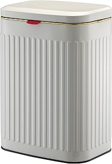 2.11Gallon 8L Carbon Steel Trash Can Door Compost Bin Wall Mounted 2 Way...