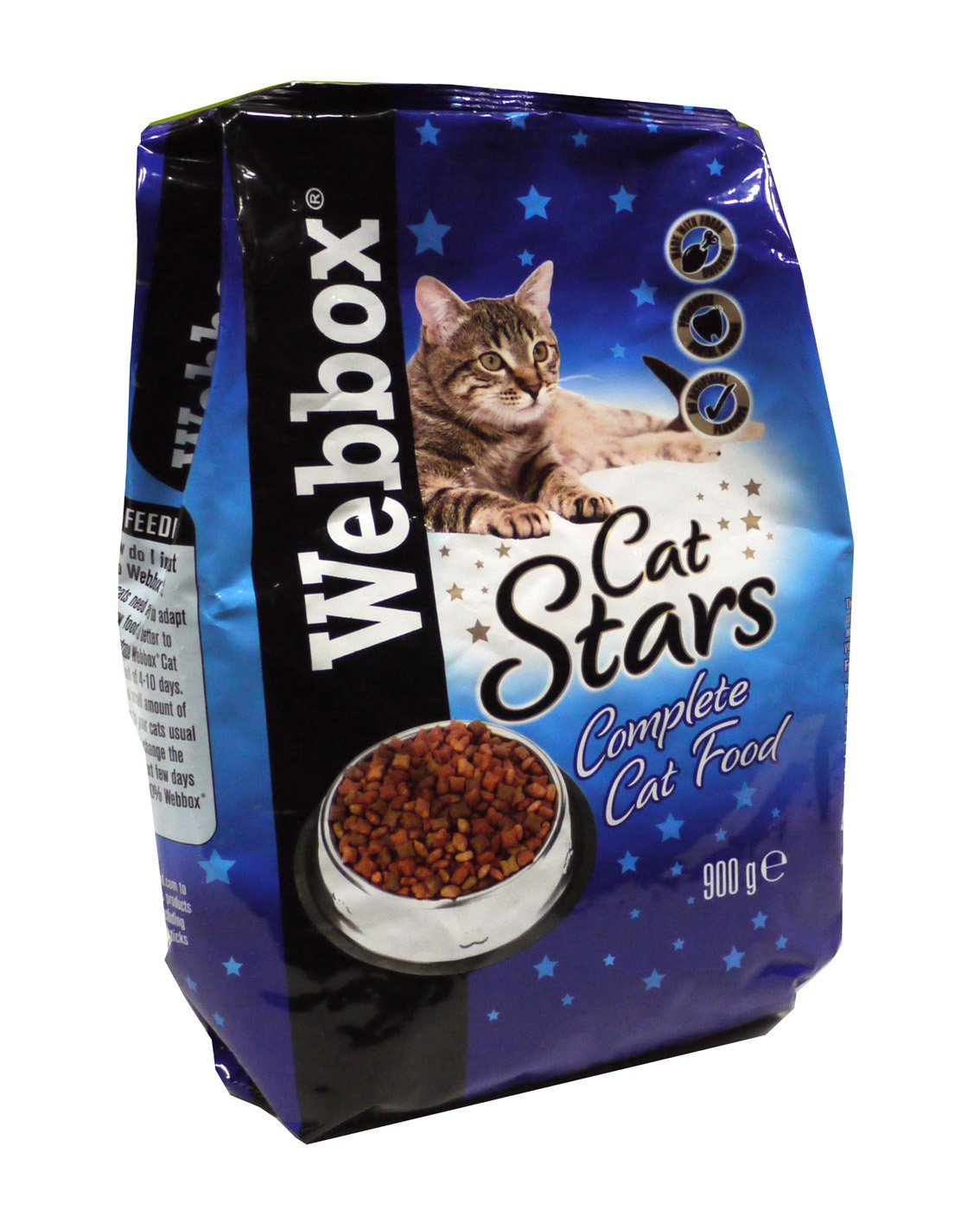 Webbox Dry Cat Food - Stars Dry - 900g Bag