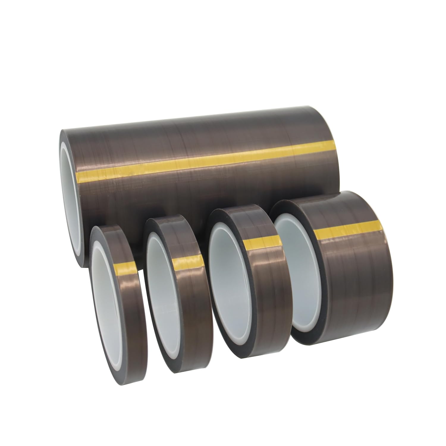 PTFE Tape, Single Side Silicone Adhesive PTFE Film Tape Sheets, Heat Resistant Film Tape, 36 Yards (1 roll)